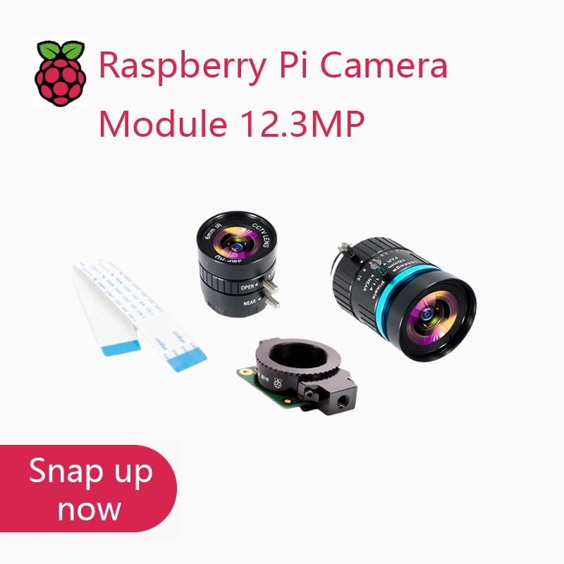 Raspberry Pi Global Shutter Camera Imx296 - Высококачественный модуль камеры Raspberry Pi с