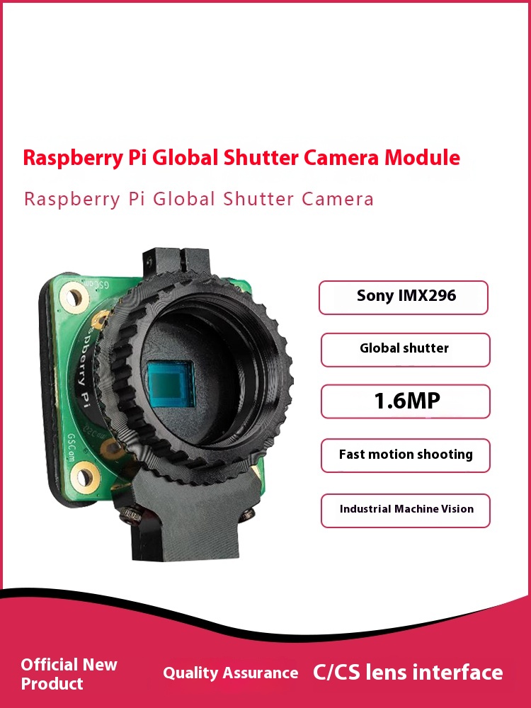 1.6 МП премиальный модуль каме – обзор и цена Raspberry Pi Global Shutter Camera Imx296